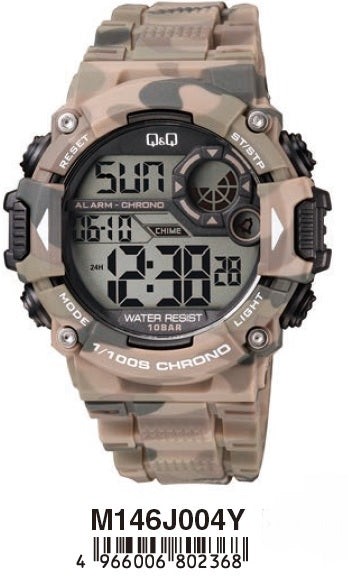 Q&Q Mod. GENT DIGITAL MULTIFUNCTION