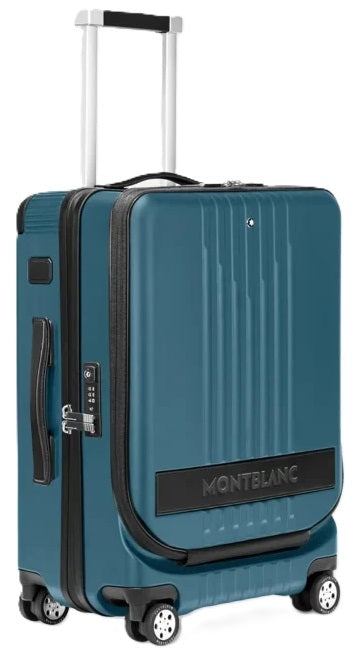 MONTBLANC LEATHER MOD. CABIN TROLLEY WITH FRONT POCKET - 38X55X23 (37 L)