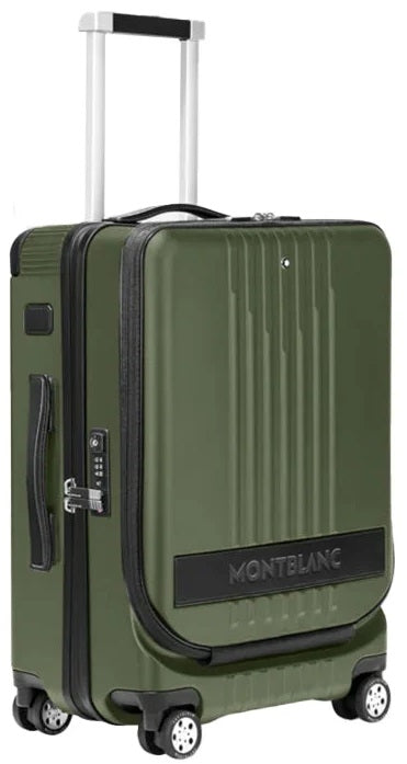 MONTBLANC LEATHER MOD. CABIN TROLLEY WITH FRONT POCKET - 38X55X23 (37 L)