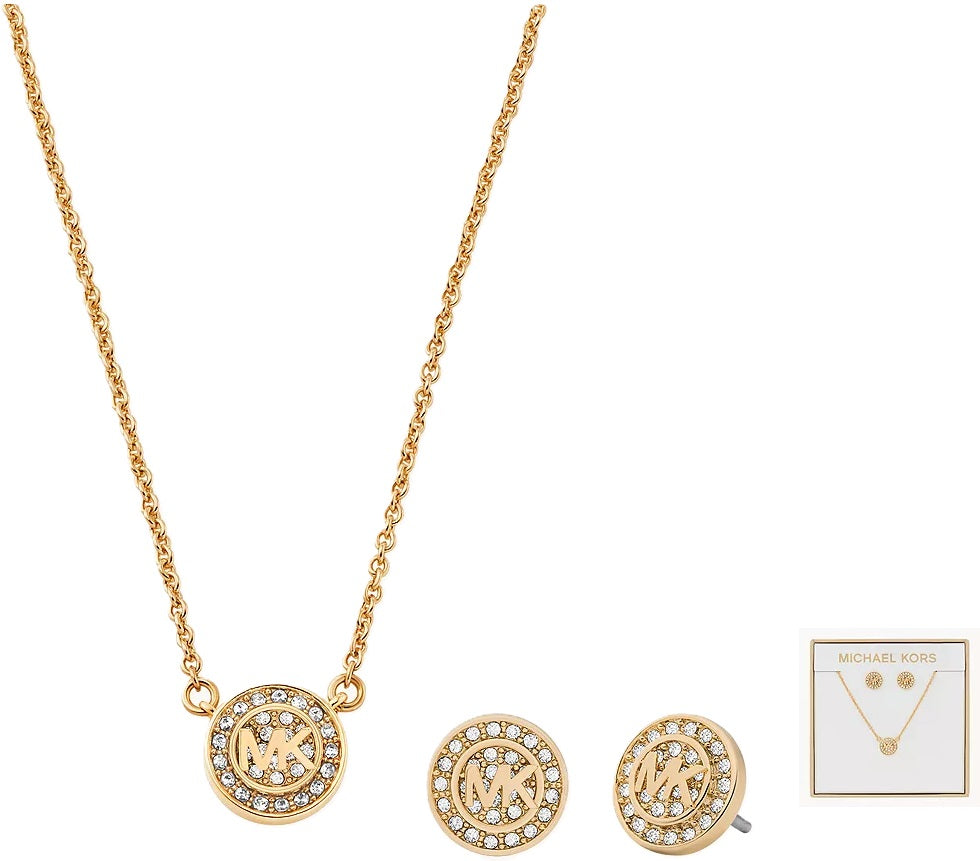 MICHAEL KORS JEWELS Mod. LOGO - Special Pack Necklace + Earrings