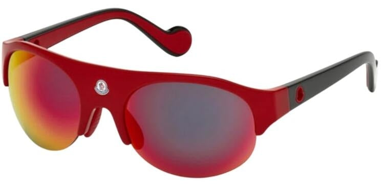 MONCLER SUNGLASSES Mod. MIRRORED SMOKE ROUND 