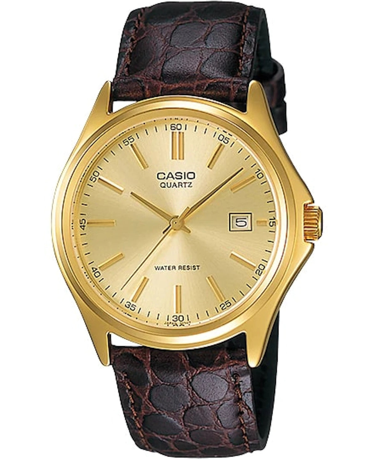 CASIO COLLECTION Mod. DATE LEATHER - GOLD