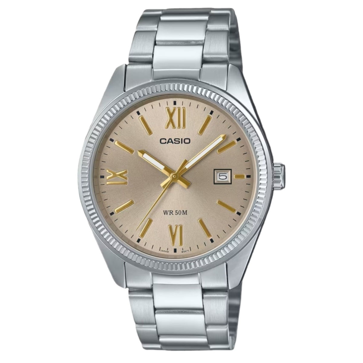 CASIO COLLECTION Mod. DATE - CHAMPAGNE - ROMAN NUMBERS