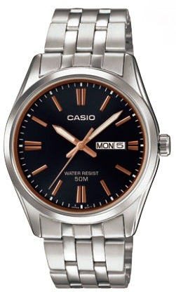 CASIO ENTICER Mod. DATE, BRACELET - BLACK