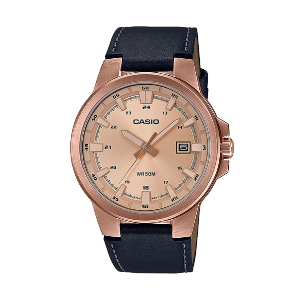 CASIO COLLECTION Mod. 3D - LEATHER, ROSE GOLD ***SPECIAL PRICE***