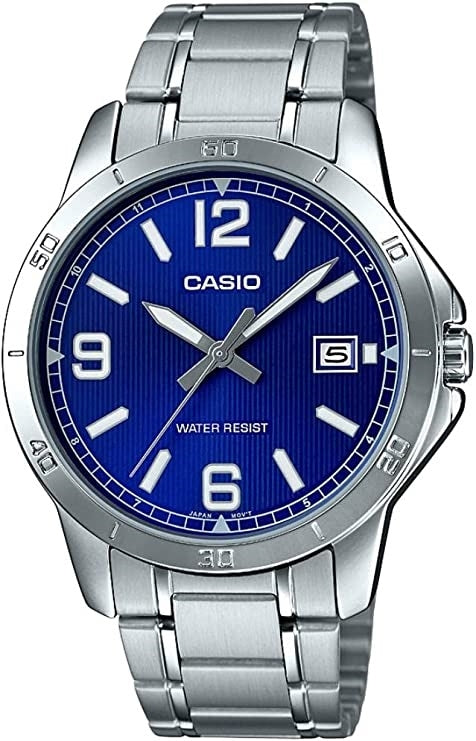 CASIO COLLECTION Mod. CASUAL DATE STEEL - BLUE