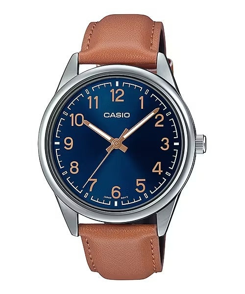 CASIO COLLECTION Mod. CASUAL - LEATHER, BLUE