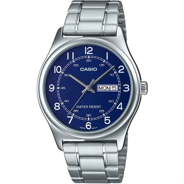 CASIO COLLECTION Mod. DAY DATE Steel Blue Arabs