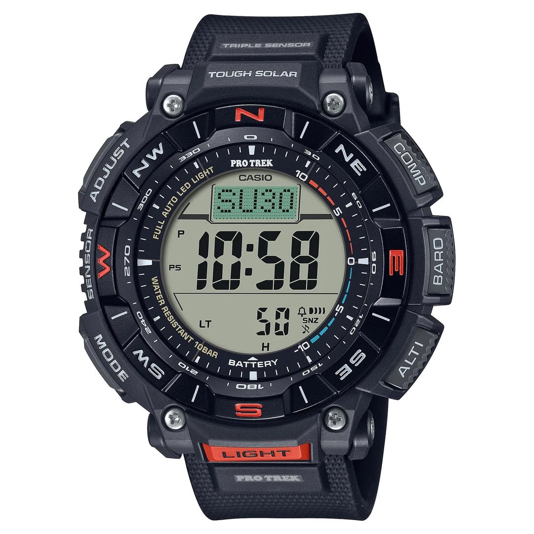 CASIO PRO TREK -  TREKKING PRO SOLAR POWERED