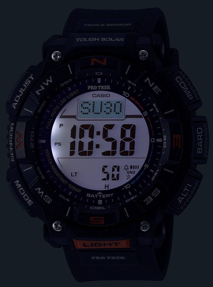 CASIO PRO TREK -  TREKKING PRO SOLAR POWERED