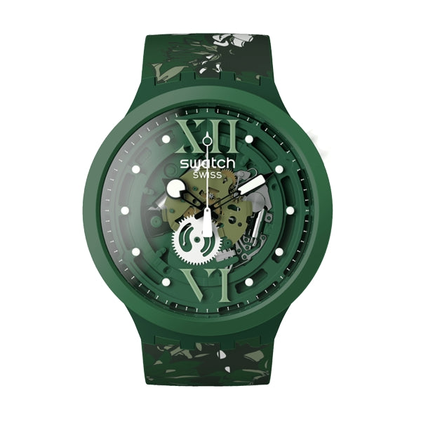 SWATCH Mod. CAMOFLOWER GREEN