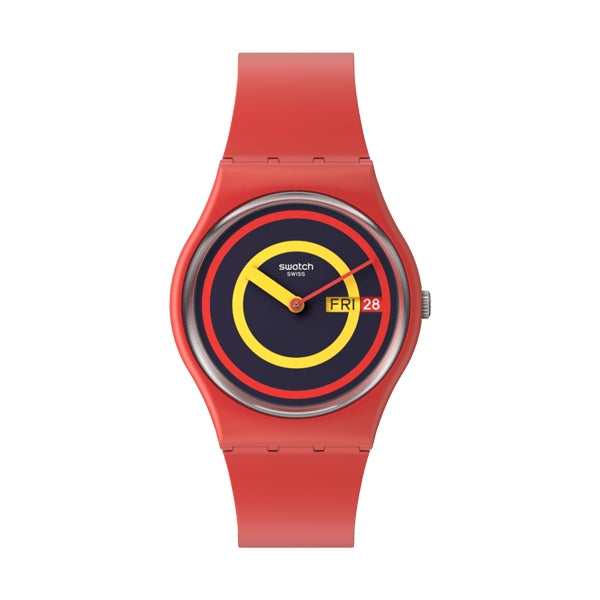 SWATCH Mod. CONCENTRIC RED