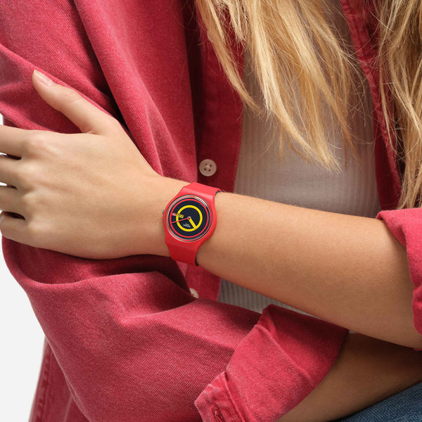 SWATCH Mod. CONCENTRIC RED