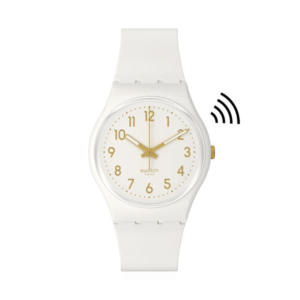 SWATCH Mod. WHITE BISHOP PAY!