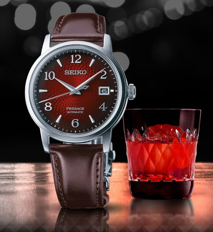 SEIKO PRESAGE Mod. AUTOMATIC COCKTAIL COLLECTION - NEGRONI