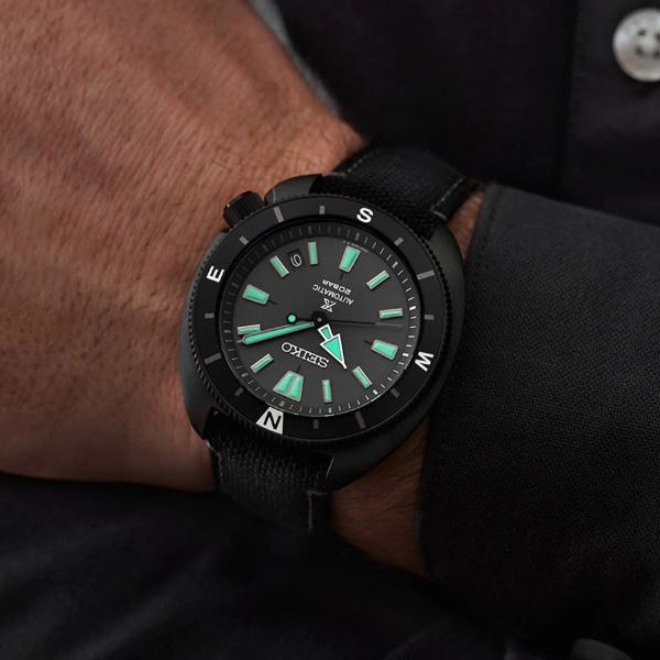 SEIKO PROSPEX Mod. DIVERS - BLACK SERIE NIGHT VISION TORTUGA AUTOMATIC - LIMITED EDITION