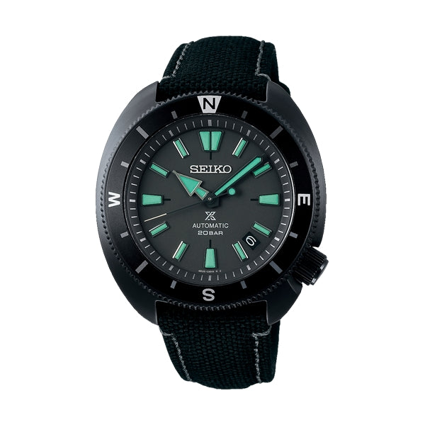 SEIKO PROSPEX Mod. DIVERS - BLACK SERIE NIGHT VISION TORTUGA AUTOMATIC - LIMITED EDITION