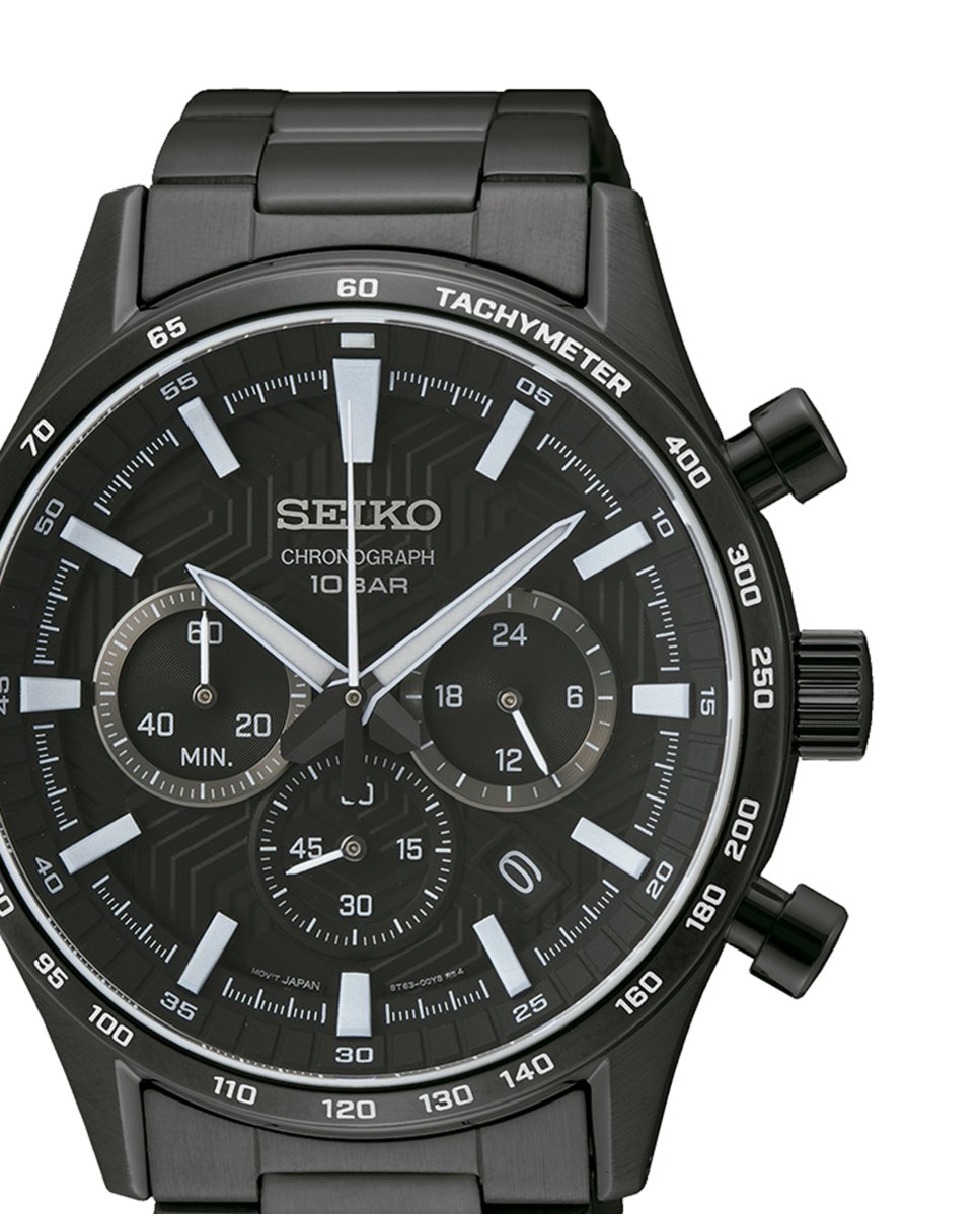 SEIKO Mod. CHRONOGRAPH - FULL BLACK