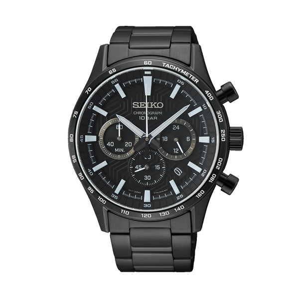 SEIKO Mod. CHRONOGRAPH - FULL BLACK