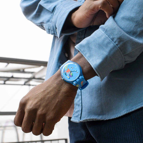 SWATCH Mod. BLUE SKY, BY VASSILY KANDINSKY