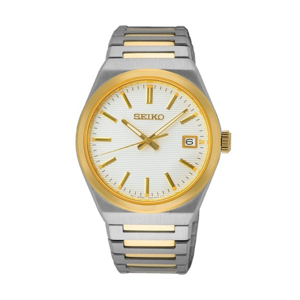 SEIKO Mod. CLASSIC GENT GOLD - WHITE