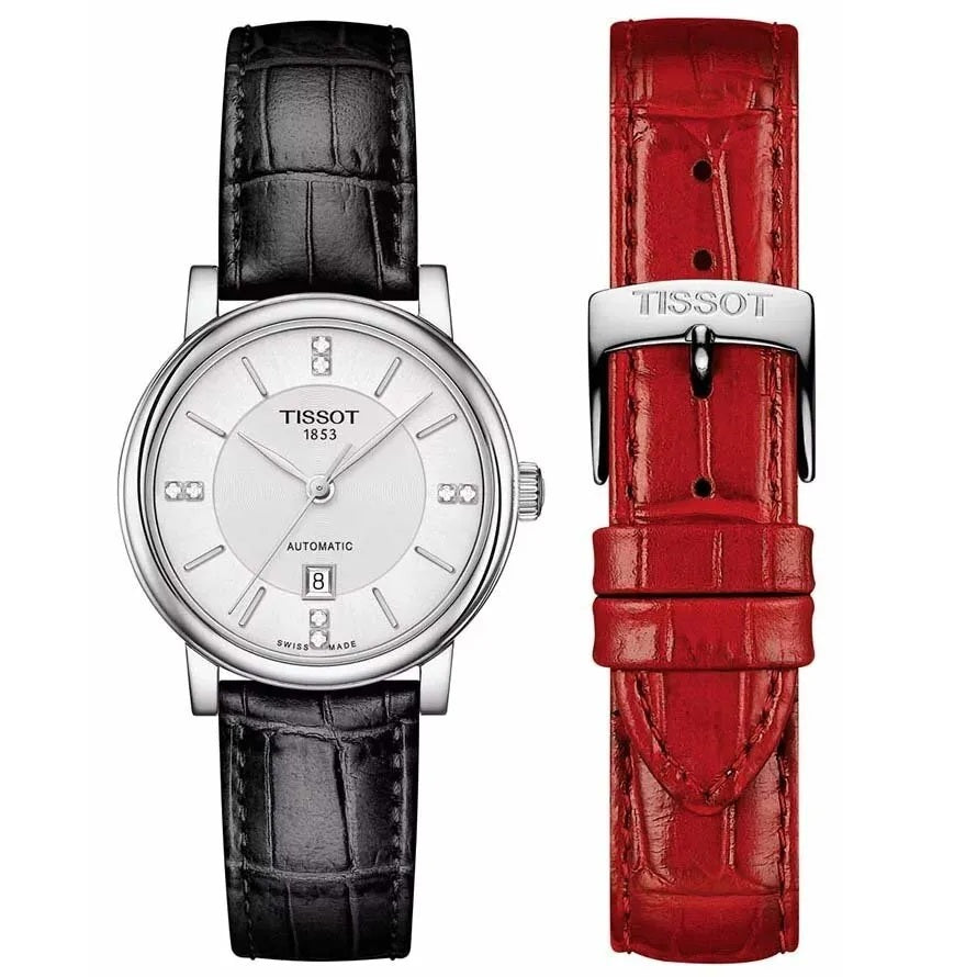 TISSOT Mod. CARSON AUTOMATIC W-DIAMONDS - Special Pack + Extra Strap