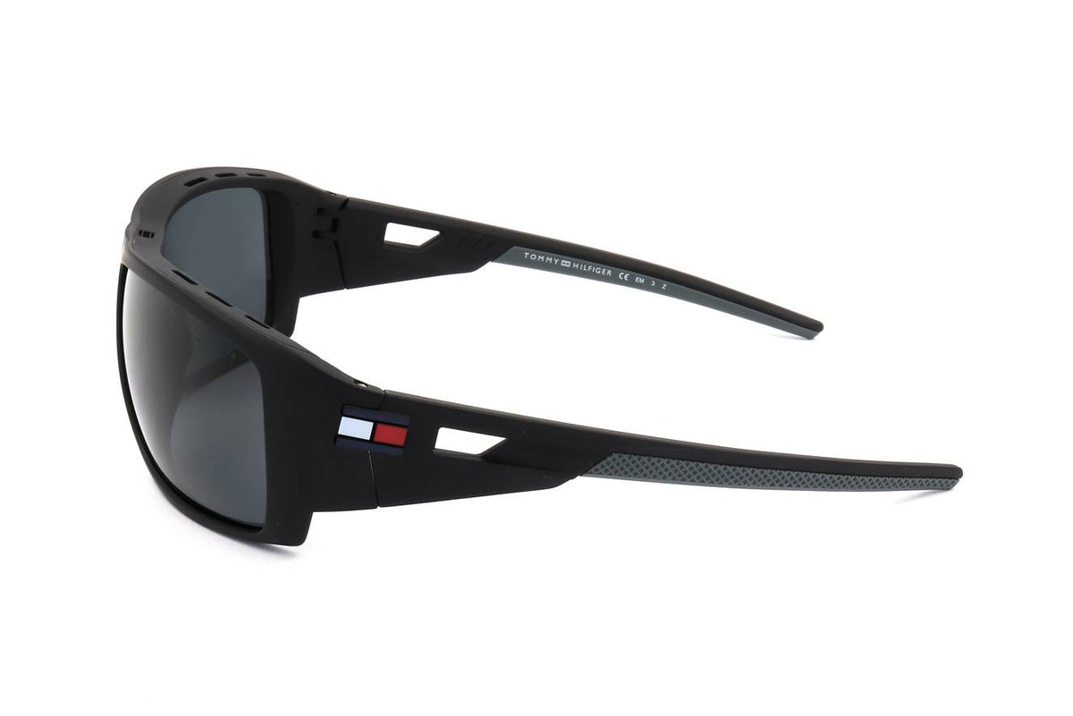 TOMMY HILFIGER POLARIZED SUNGLASSES Mod. TH 1911_S MATTE BLACK