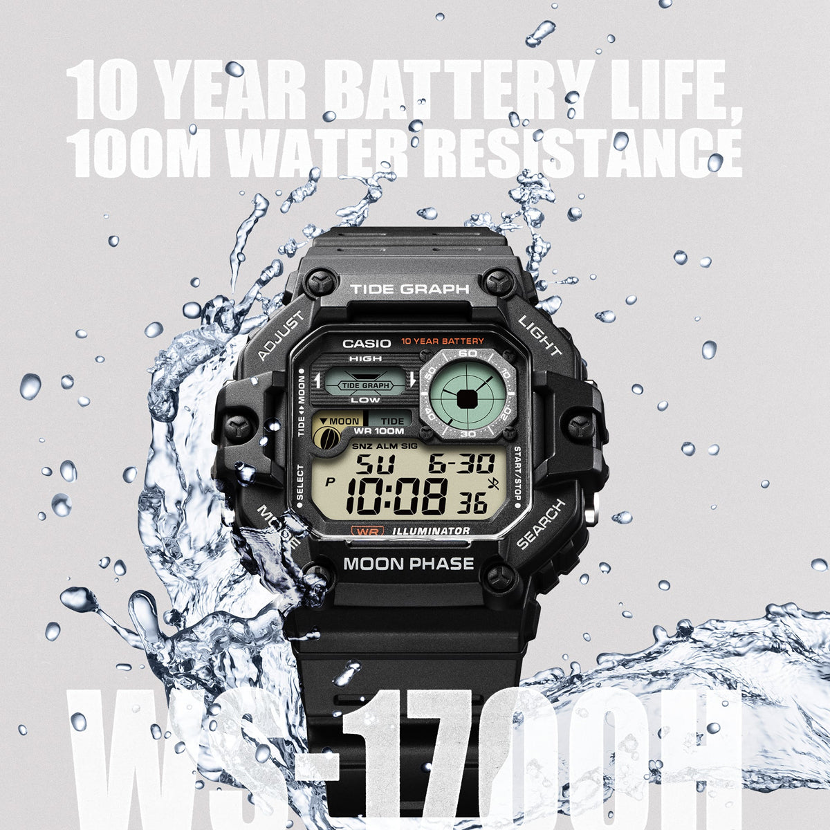 CASIO EU WATCHES Mod. WS-1700H-1AVEF