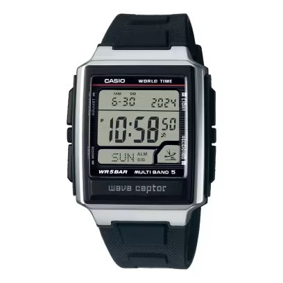 CASIO WAVE CEPTOR - WORLD TIME. RADIO CONTROLLED. Radio signal receiver (EU. USA. Japan) 